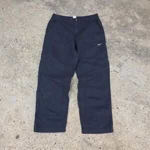 Nike Life Double Panel Carpenter Pants Black DQ5179-010 Men Size 36